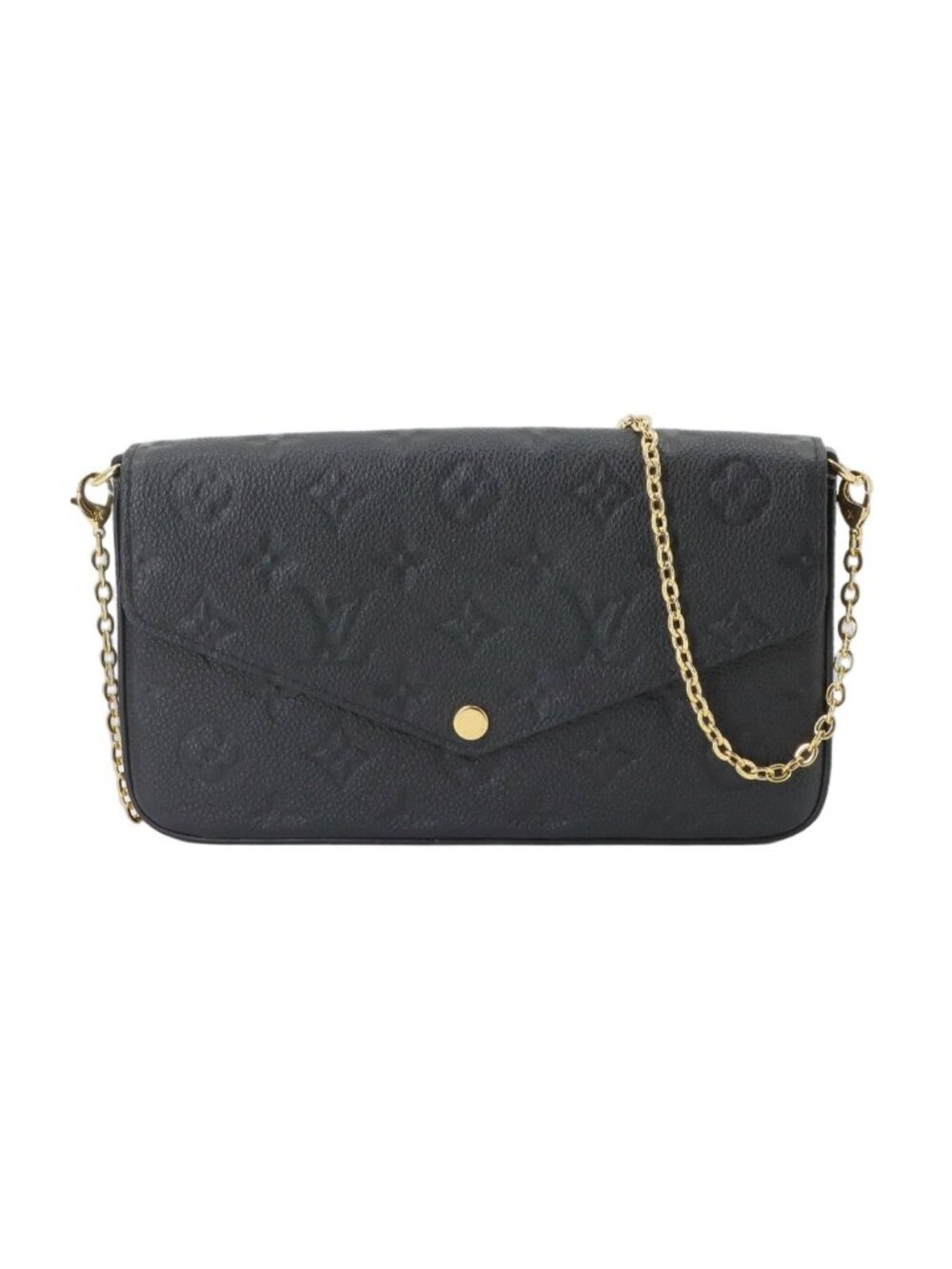 Louis Vuitton Monogram Empreinte Pochette Felicie Chain Wallet Leather